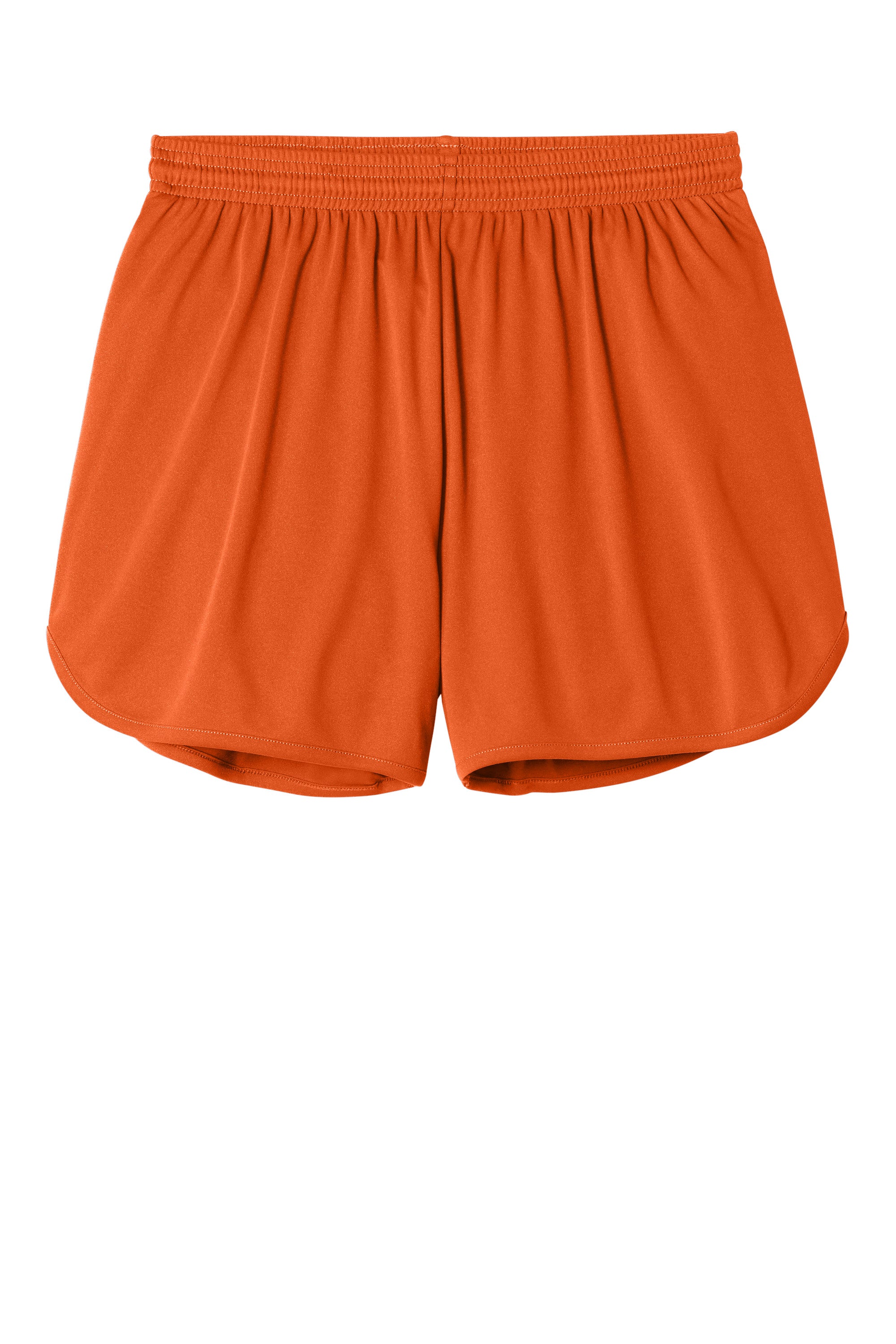 Sport-Tek ST447 Mens Club Track Shorts Deep Orange Flat Front