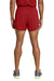 Sport-Tek ST447 Mens Club Track Shorts Deep Red Model Back