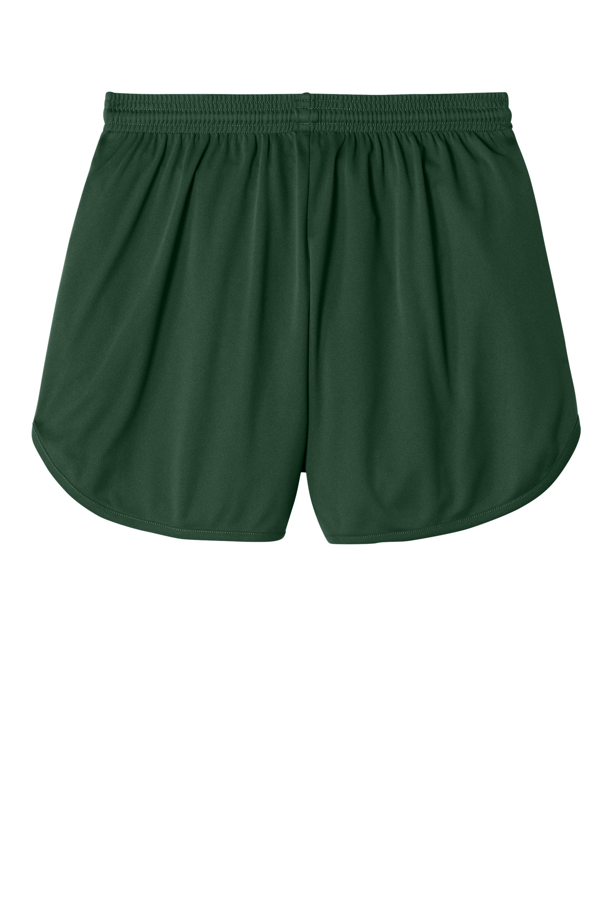Sport-Tek ST447 Mens Club Track Shorts Forest Green Flat Back