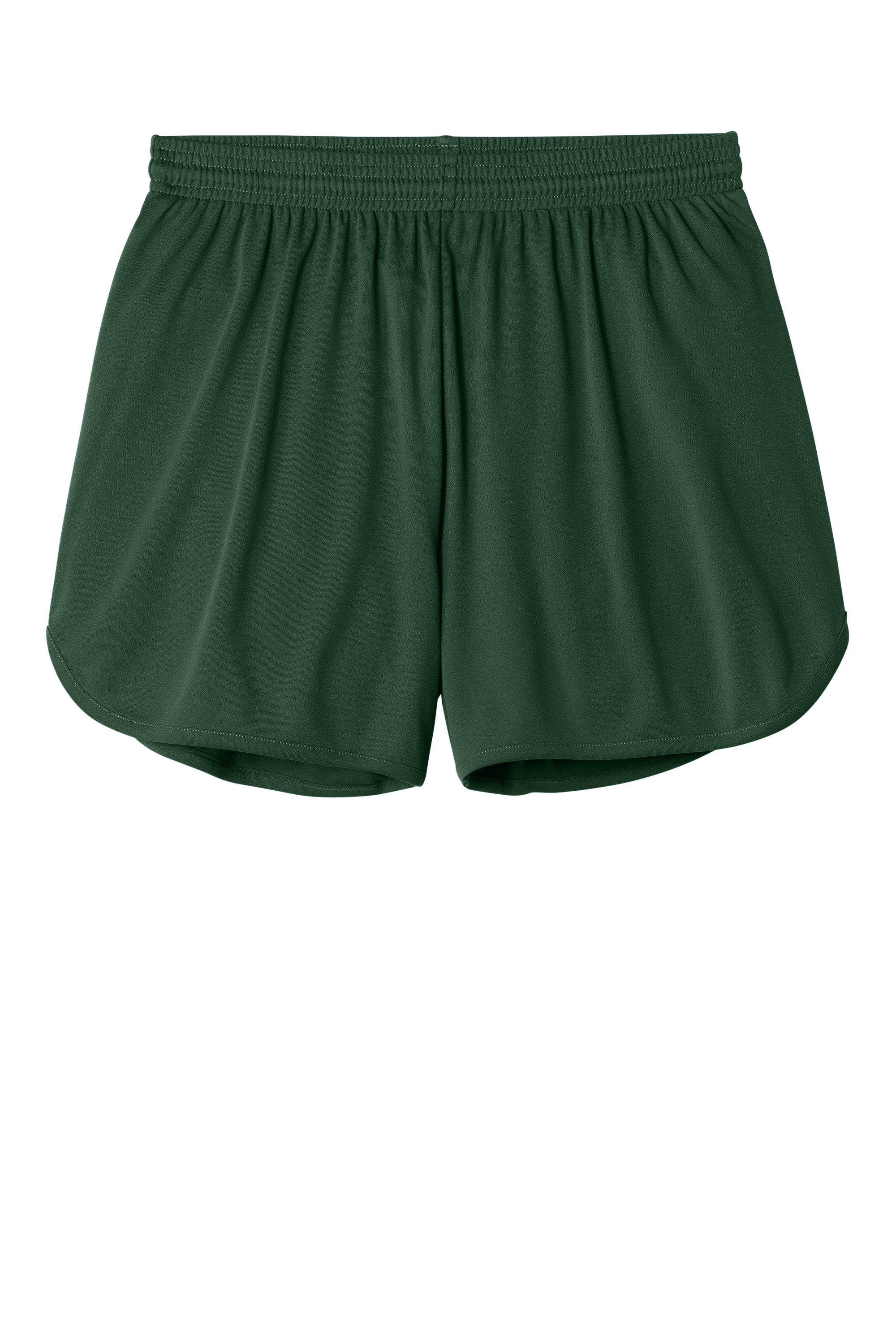 Sport-Tek ST447 Mens Club Track Shorts Forest Green Flat Front
