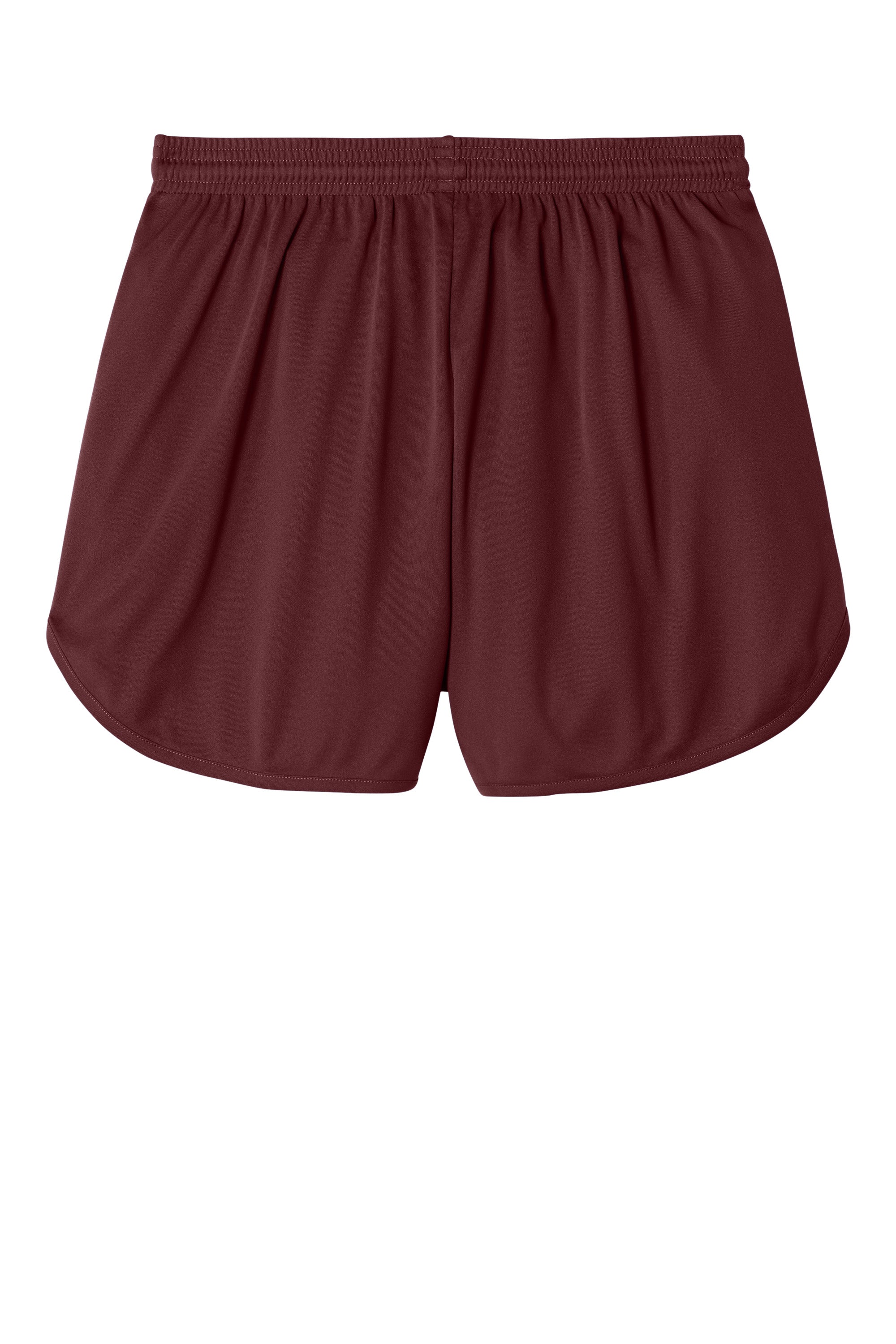 Sport-Tek ST447 Mens Club Track Shorts Maroon Flat Back