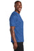Sport-Tek ST460 Mens Digi Camo Moisture Wicking Short Sleeve Crewneck T-Shirt Royal Blue Model Side