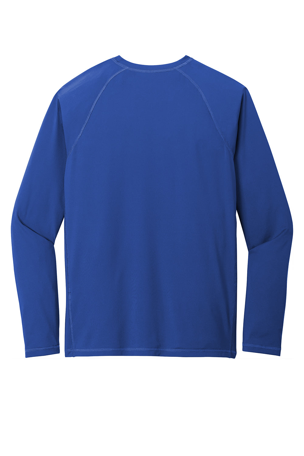 Sport-Tek ST470LS Mens Rashguard Moisture Wicking Long Sleeve Crewneck T-Shirt True Royal Blue Flat Back
