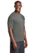 Sport-Tek ST470 Mens Rashguard Moisture Wicking Short Sleeve Crewneck T-Shirt Dark Smoke Grey Model 3q
