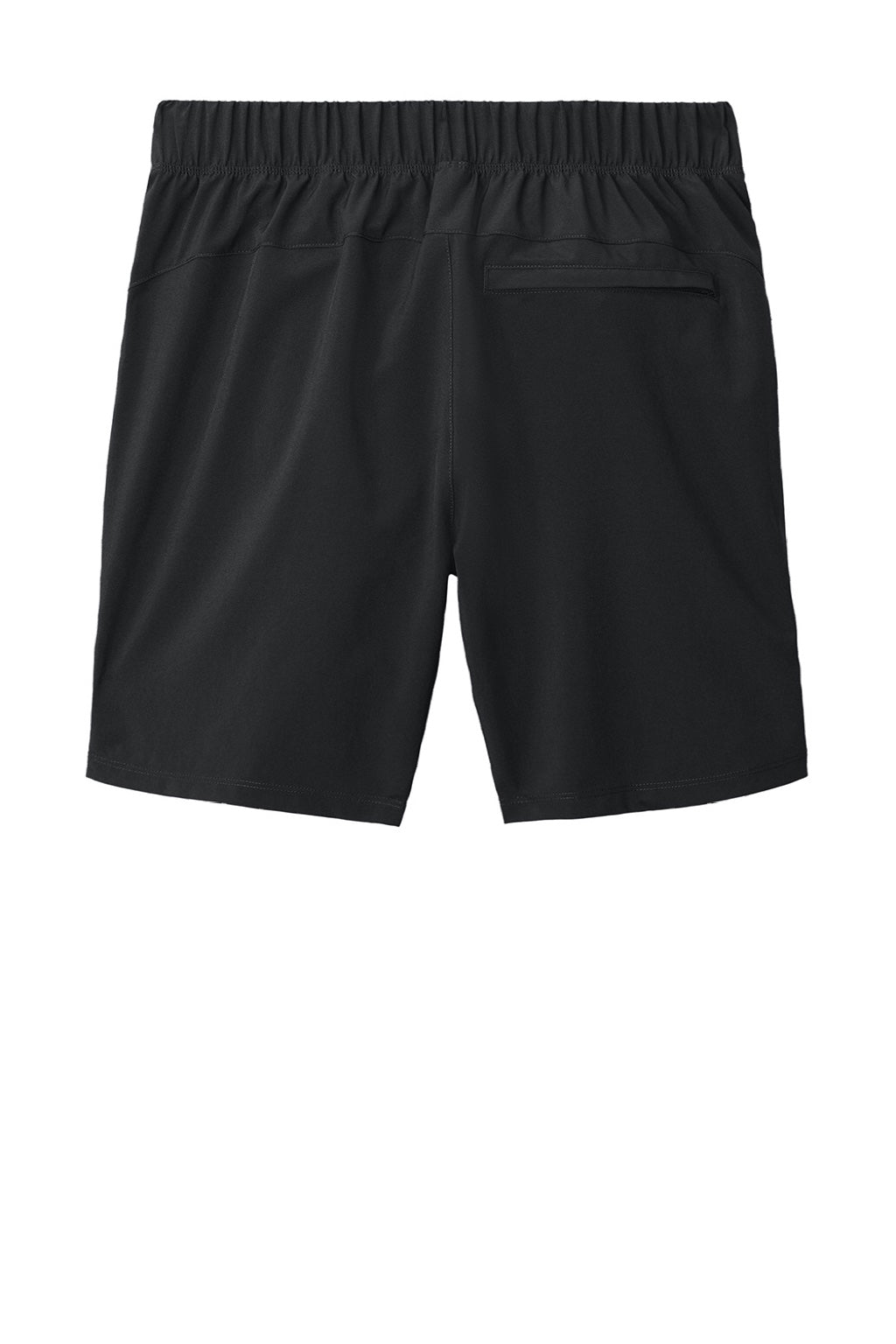 Sport-Tek ST485 Mens Repeat Moisture Wicking Shorts w/ Pockets Black Flat Back