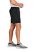 Sport-Tek ST485 Mens Repeat Moisture Wicking Shorts w/ Pockets Black Model Side