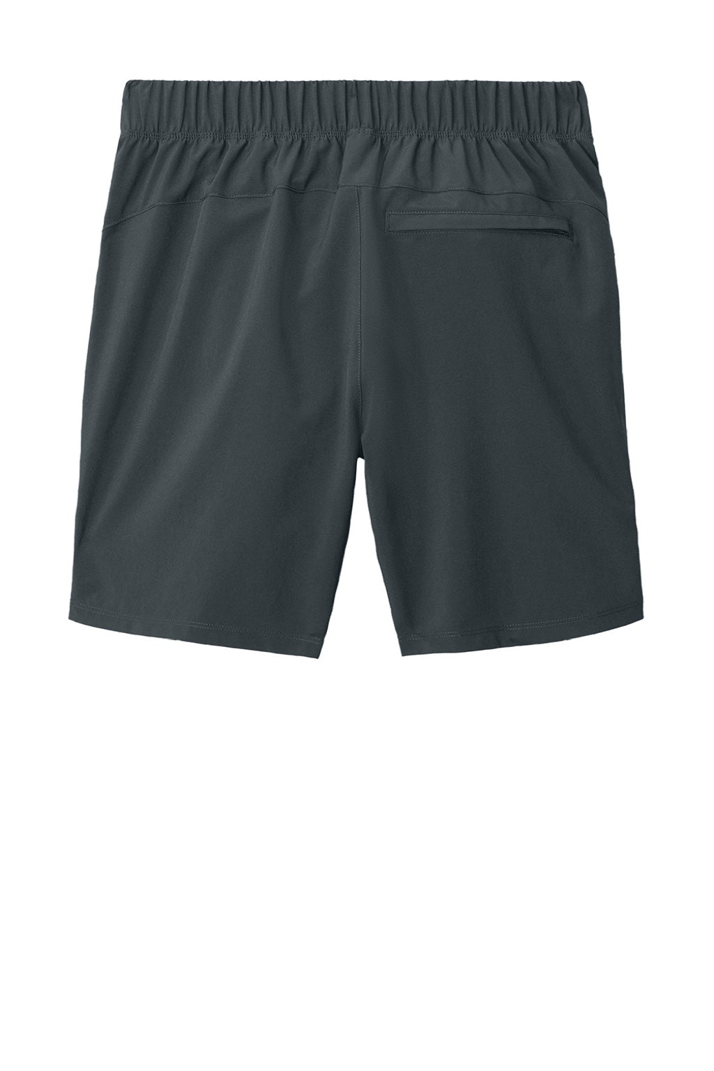 Sport-Tek ST485 Mens Repeat Moisture Wicking Shorts w/ Pockets Iron Grey Flat Back