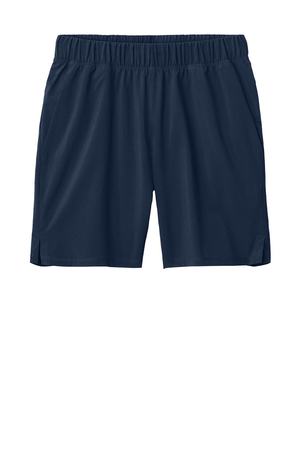 Sport-Tek ST485 Mens Repeat Moisture Wicking Shorts w/ Pockets True Navy Blue Flat Front