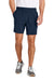 Sport-Tek ST485 Mens Repeat Moisture Wicking Shorts w/ Pockets True Navy Blue Model Front