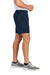 Sport-Tek ST485 Mens Repeat Moisture Wicking Shorts w/ Pockets True Navy Blue Model Side