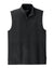 Sport-Tek ST487 Mens Repeat 1/4 Zip Vest Black Flat Front