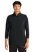 Sport-Tek ST487 Mens Repeat 1/4 Zip Vest Black Model Front