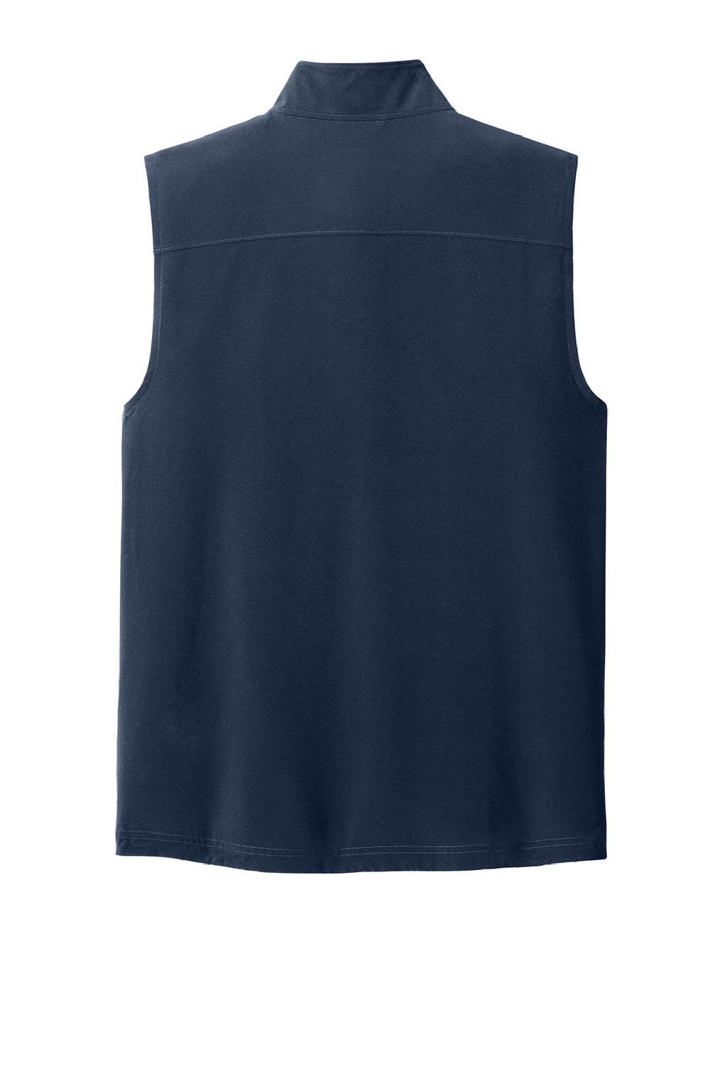 Sport-Tek ST487 Mens Repeat 1/4 Zip Vest True Navy Blue Flat Back