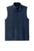 Sport-Tek ST487 Mens Repeat 1/4 Zip Vest True Navy Blue Flat Front