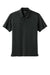 Sport-Tek ST490 Mens Versa Moisture Wicking Short Sleeve Polo Shirt Black Flat Front