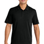 Sport-Tek Mens Versa Moisture Wicking Short Sleeve Polo Shirt - Black