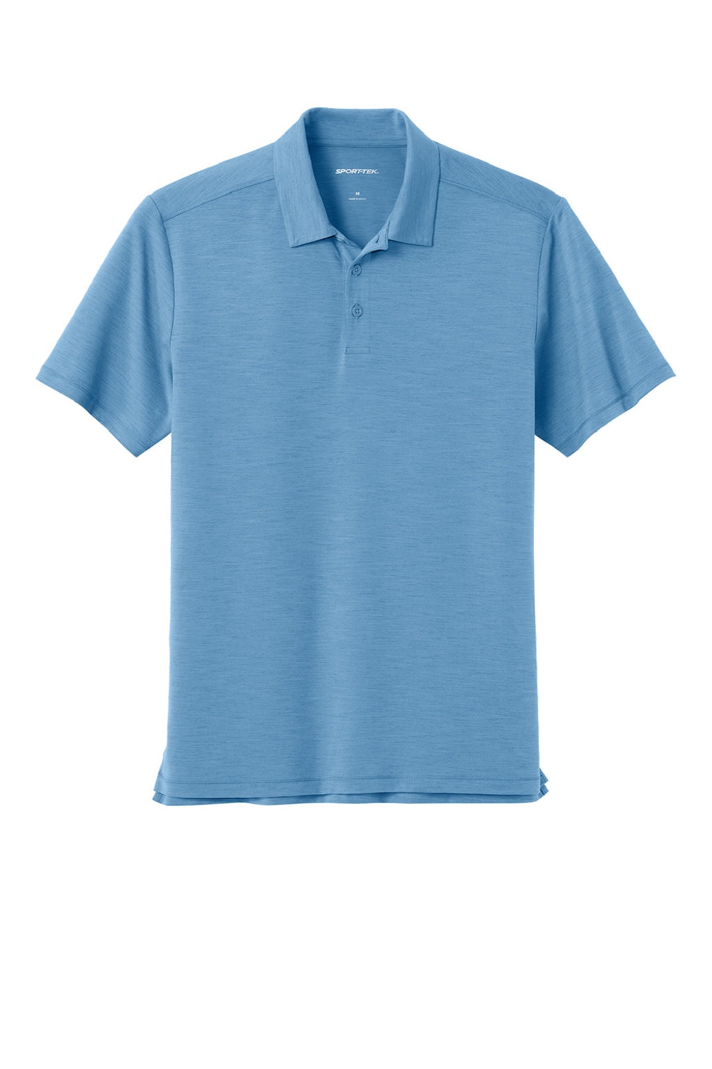 Sport-Tek ST490 Mens Versa Moisture Wicking Short Sleeve Polo Shirt Carolina Blue Flat Front