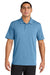 Sport-Tek ST490 Mens Versa Moisture Wicking Short Sleeve Polo Shirt Carolina Blue Model Front