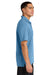Sport-Tek ST490 Mens Versa Moisture Wicking Short Sleeve Polo Shirt Carolina Blue Model Side