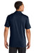 Sport-Tek ST490 Mens Versa Moisture Wicking Short Sleeve Polo Shirt True Navy Blue Model Back