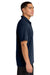 Sport-Tek ST490 Mens Versa Moisture Wicking Short Sleeve Polo Shirt True Navy Blue Model Side