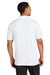 Sport-Tek ST490 Mens Versa Moisture Wicking Short Sleeve Polo Shirt White Model Back