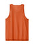 Sport-Tek ST5000 Mens Moisture Wicking Reversible Mesh Tank Top Deep Orange/White Flat Back