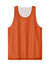Sport-Tek ST5000 Mens Moisture Wicking Reversible Mesh Tank Top Deep Orange/White Flat Front