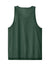 Sport-Tek ST5000 Mens Moisture Wicking Reversible Mesh Tank Top Forest Green/White Flat Back