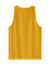 Sport-Tek ST5000 Mens Moisture Wicking Reversible Mesh Tank Top Gold/Black Flat Back