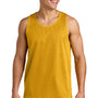 Sport-Tek Mens Moisture Wicking Reversible Mesh Tank Top - Gold/Black