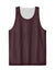 Sport-Tek ST5000 Mens Moisture Wicking Reversible Mesh Tank Top Maroon/White Flat Front