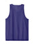 Sport-Tek ST5000 Mens Moisture Wicking Reversible Mesh Tank Top Purple/White Flat Back
