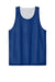 Sport-Tek ST5000 Mens Moisture Wicking Reversible Mesh Tank Top True Royal Blue/White Flat Front
