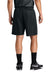 Sport-Tek ST5100 Mens Moisture Wicking Mesh Athletic Shorts Black Model Back
