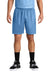 Sport-Tek ST5100 Mens Moisture Wicking Mesh Athletic Shorts Carolina Blue Model Front