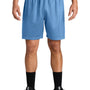 Sport-Tek Mens Moisture Wicking Mesh Athletic Shorts - Carolina Blue
