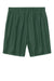Sport-Tek ST5100 Mens Moisture Wicking Mesh Athletic Shorts Forest Green Flat Front