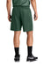 Sport-Tek ST5100 Mens Moisture Wicking Mesh Athletic Shorts Forest Green Model Back