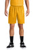 Sport-Tek ST5100 Mens Moisture Wicking Mesh Athletic Shorts Gold Model Front