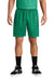 Sport-Tek ST5100 Mens Moisture Wicking Mesh Athletic Shorts Kelly Green Model Front