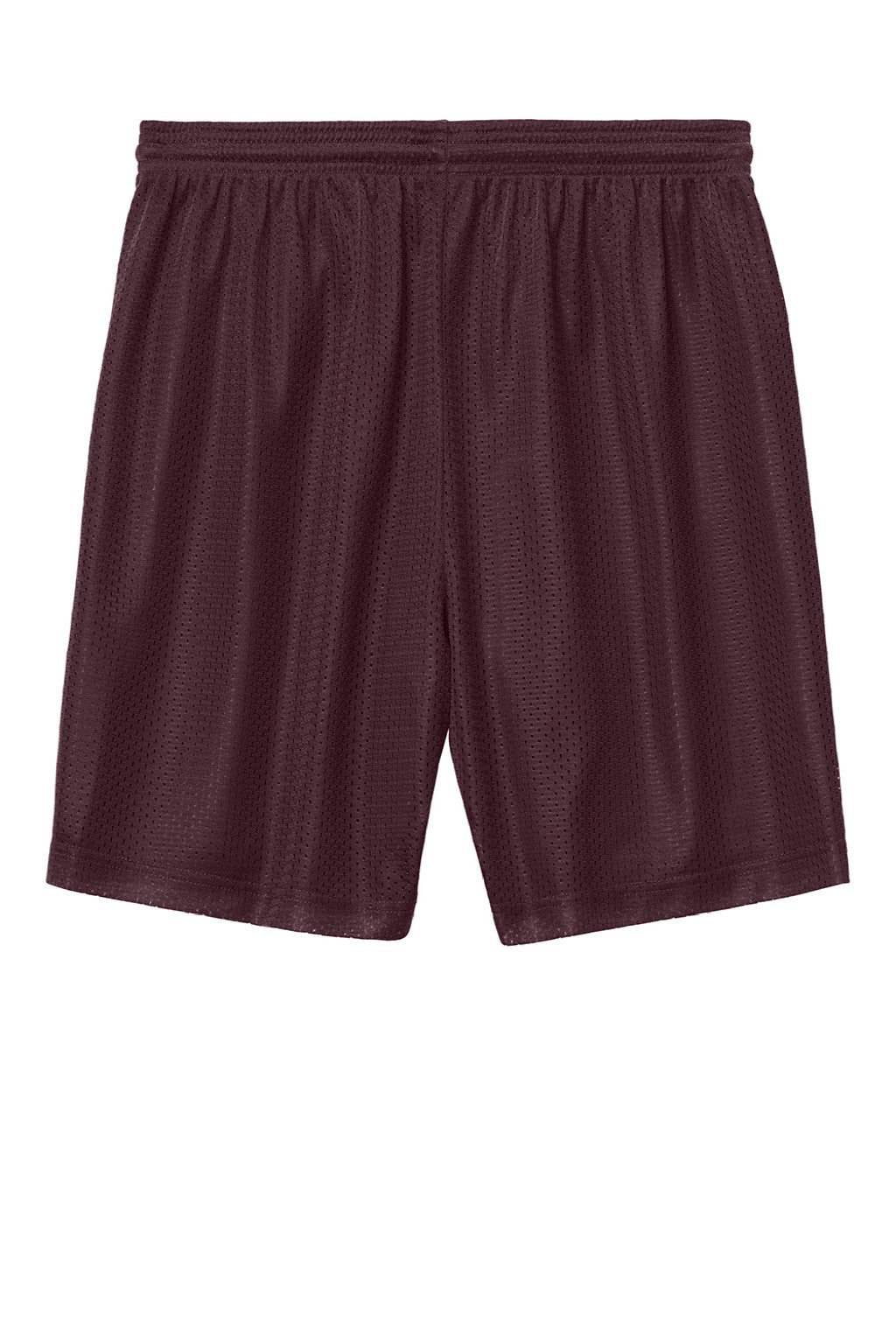 Sport-Tek ST5100 Mens Moisture Wicking Mesh Athletic Shorts Maroon Flat Back