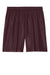 Sport-Tek ST5100 Mens Moisture Wicking Mesh Athletic Shorts Maroon Flat Front