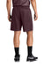 Sport-Tek ST5100 Mens Moisture Wicking Mesh Athletic Shorts Maroon Model Back