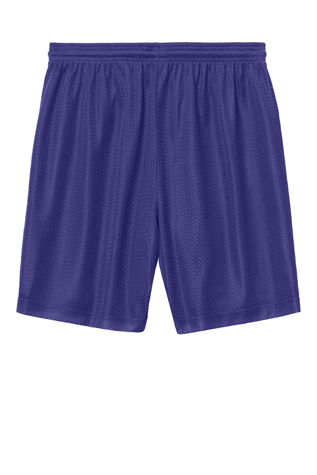 Sport-Tek ST5100 Mens Moisture Wicking Mesh Athletic Shorts Purple Flat Back