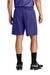Sport-Tek ST5100 Mens Moisture Wicking Mesh Athletic Shorts Purple Model Back