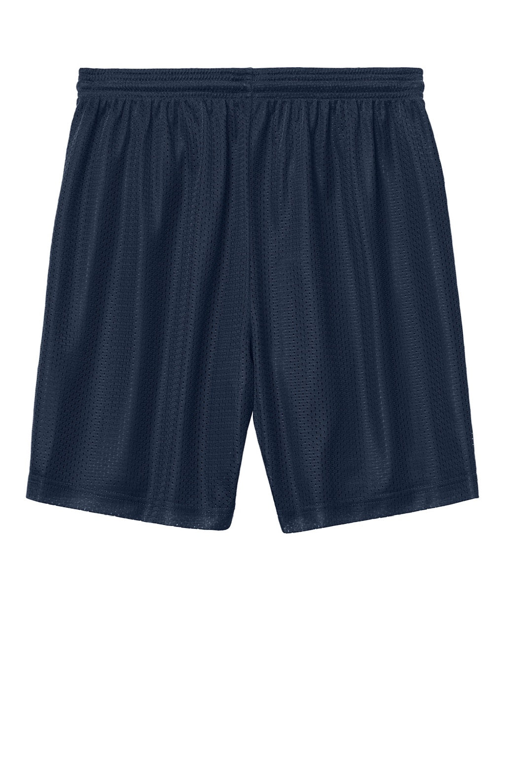 Sport-Tek ST5100 Mens Moisture Wicking Mesh Athletic Shorts True Navy Blue Flat Back