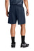 Sport-Tek ST5100 Mens Moisture Wicking Mesh Athletic Shorts True Navy Blue Model Back