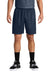 Sport-Tek ST5100 Mens Moisture Wicking Mesh Athletic Shorts True Navy Blue Model Front