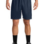 Sport-Tek Mens Moisture Wicking Mesh Athletic Shorts - True Navy Blue